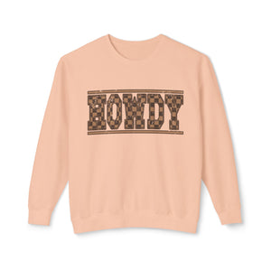 Howdy Checkered Sweatshirt Howdy Checkered Sweatshirt