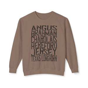 Cattle Breeds Sweatshirt Cattle Breeds Sweatshirt