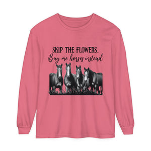 Buy Me Horses Long Sleeve T-Shirt Buy Me Horses Long Sleeve T-Shirt