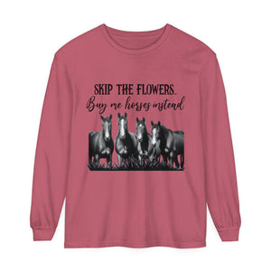 Buy Me Horses Long Sleeve T-Shirt Buy Me Horses Long Sleeve T-Shirt