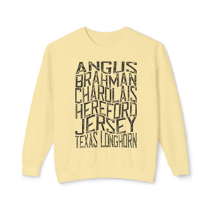 Cattle Breeds Sweatshirt Cattle Breeds Sweatshirt