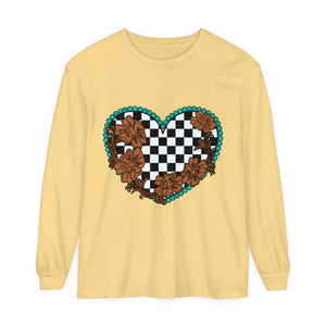 Checkered Spade Long Sleeve T-Shirt Checkered Spade Long Sleeve T-Shirt