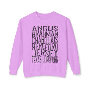 Cattle Breeds Sweatshirt Cattle Breeds Sweatshirt