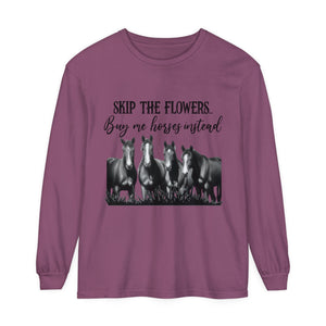 Buy Me Horses Long Sleeve T-Shirt Buy Me Horses Long Sleeve T-Shirt