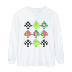 Neon Spades Long Sleeve T-Shirt Neon Spades Long Sleeve T-Shirt