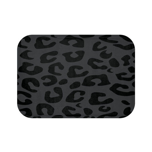 Shadow Leopard Memory Foam Bath Mat