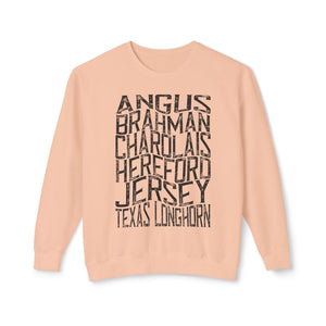 Cattle Breeds Sweatshirt Cattle Breeds Sweatshirt