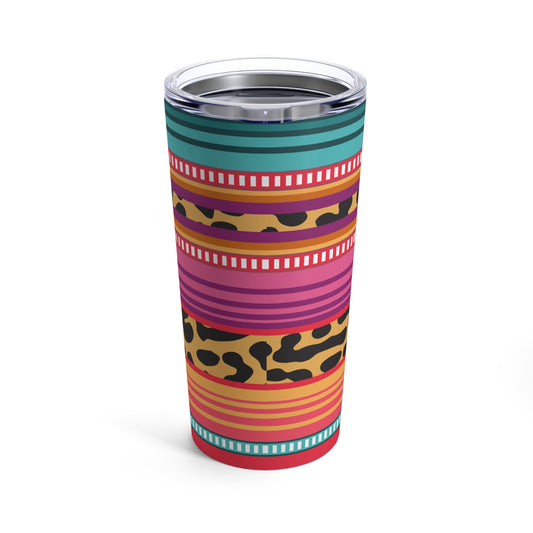 Serape Cheetah Aluminum Tumbler 20oz