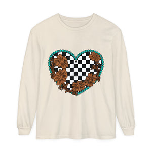 Checkered Spade Long Sleeve T-Shirt Checkered Spade Long Sleeve T-Shirt
