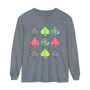 Neon Spades Long Sleeve T-Shirt Neon Spades Long Sleeve T-Shirt