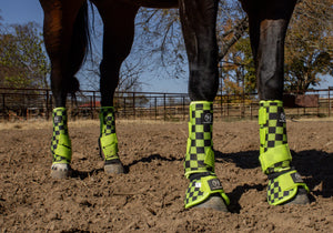 Lime/BlackCheckered Bell Boot Lime/BlackCheckered Bell Boot