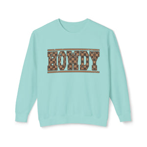 Howdy Checkered Sweatshirt Howdy Checkered Sweatshirt
