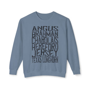 Cattle Breeds Sweatshirt Cattle Breeds Sweatshirt