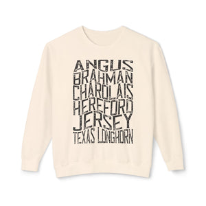 Cattle Breeds Sweatshirt Cattle Breeds Sweatshirt