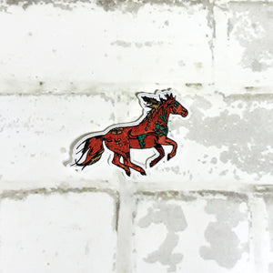Lucky Mustang Iron On Patch Lucky Mustang Iron On Patch