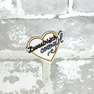 Lovestruck Cowgirl Heart Iron On Patch Lovestruck Cowgirl Heart Iron On Patch