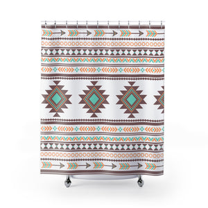 Aztec Earth Shower Curtain Aztec Earth Shower Curtain