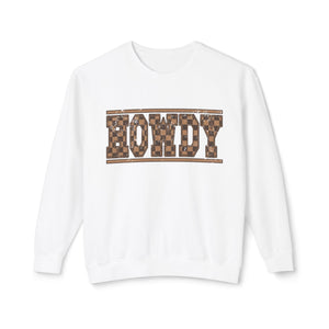 Howdy Checkered Sweatshirt Howdy Checkered Sweatshirt