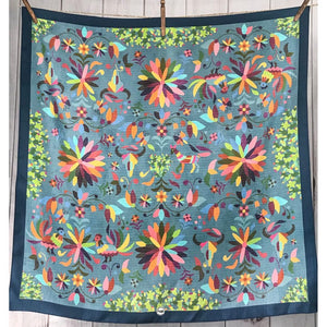 Fringe Otami Grey Silk Scarf Fringe Otami Grey Silk Scarf