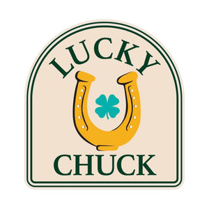 Lucky Chuck Tan Polo Sticker Lucky Chuck Tan Polo Sticker