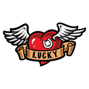 Lucky Angel Heart Sticker Lucky Angel Heart Sticker