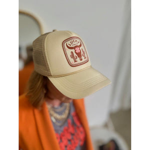 Desert Dreams Tan Patch Trucker Hat Desert Dreams Tan Patch Trucker Hat