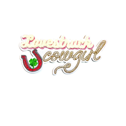 Lovestruck Cowgirl Chanel Iron-on Patch