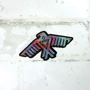 Tie-Dye Thunderbird Iron-on Patch Tie-Dye Thunderbird Iron-on Patch