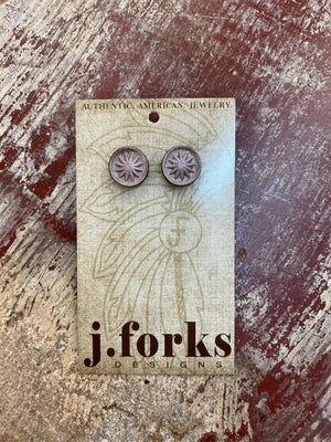 15811 Leather Stud Earrings 15811 Leather Stud Earrings