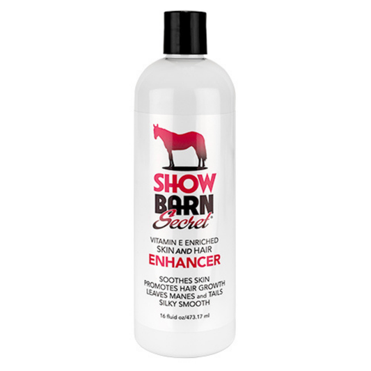 ShowBarn Secret® Skin & Hair Enhancer – Mane & Tail Growth + Rain Rot Remedy | 16oz Leave-In Conditioner for Horses