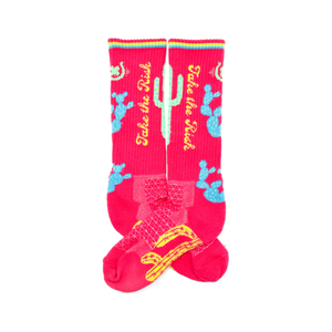 Take the Risk Hot Pink Performance Socks Take the Risk Hot Pink Performance Socks