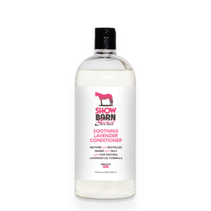ShowBarn Secret® Lavender Horse Conditioner – 32oz | Soothing, Salt-Free Conditioner for Sensitive Skin & Coat Care ShowBarn Secret® Lavender Horse Conditioner – 32oz | Soothing, Salt-Free Conditioner for Sensitive Skin & Coat Care
