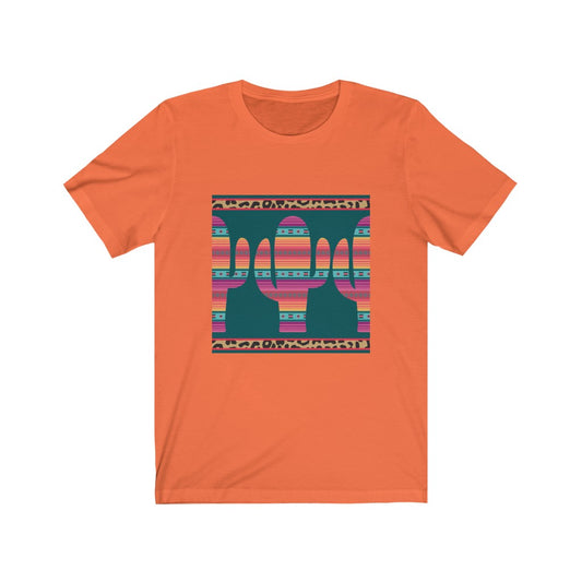 Serape Cactus Short Sleeve Tee
