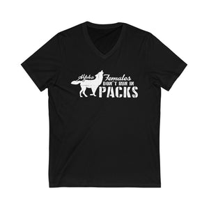 Alpha Females (Wolf) V-Neck Tee Alpha Females (Wolf) V-Neck Tee