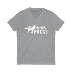 Alpha Females (Wolf) V-Neck Tee Alpha Females (Wolf) V-Neck Tee