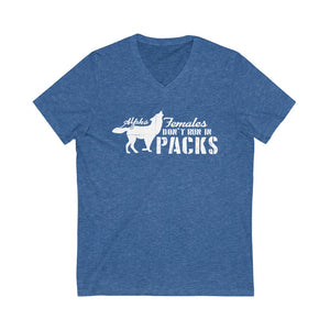 Alpha Females (Wolf) V-Neck Tee Alpha Females (Wolf) V-Neck Tee