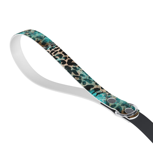 Turquoise Slab Dog Leash
