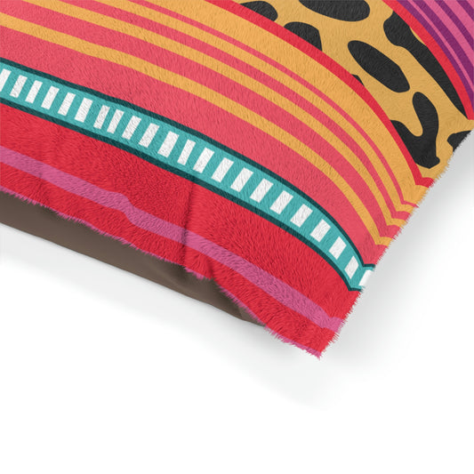 Cheetah Serape Pet Bed