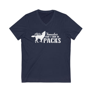 Alpha Females (Wolf) V-Neck Tee Alpha Females (Wolf) V-Neck Tee