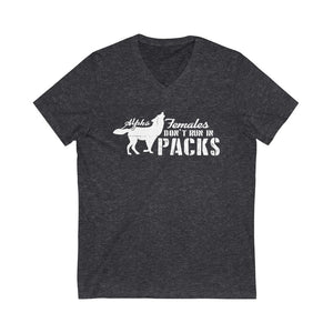 Alpha Females (Wolf) V-Neck Tee Alpha Females (Wolf) V-Neck Tee