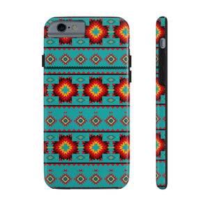 Turquoise Aztec Flexi Case Turquoise Aztec Flexi Case
