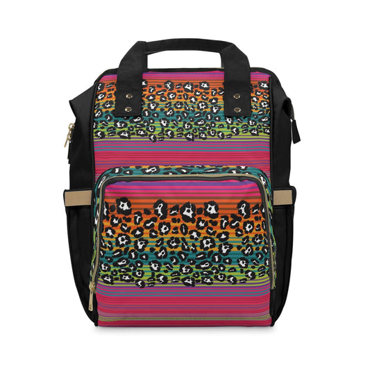 Snow Leopard Serape Top Hand All-Around Bag