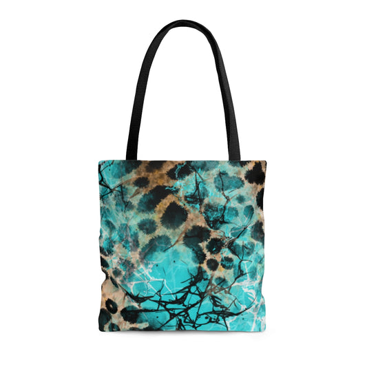 Turquoise Slab Boot Bag