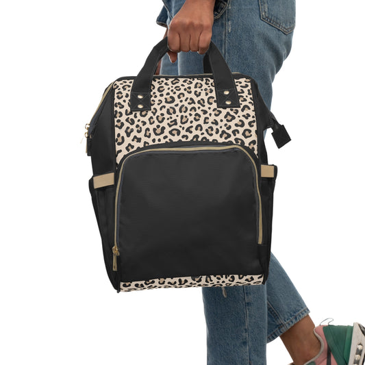 Leopard Serape Top Hand All-Around Bag
