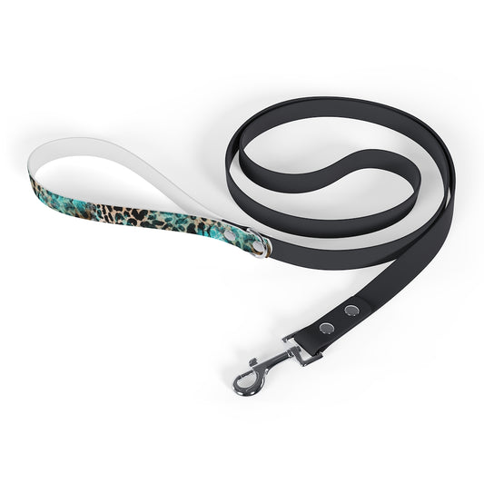 Turquoise Slab Dog Leash