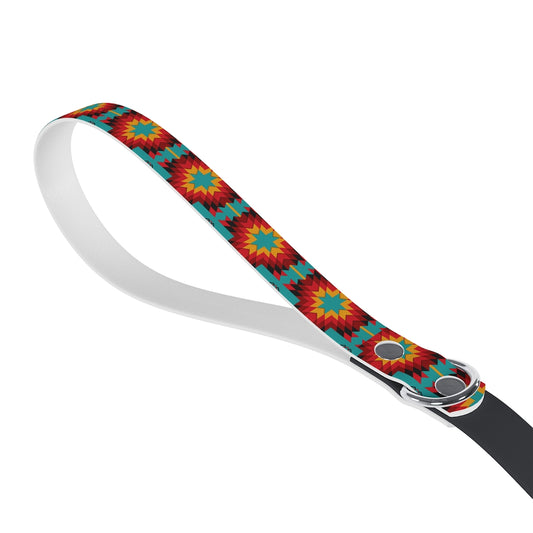 Turquoise Aztec Dog Leash