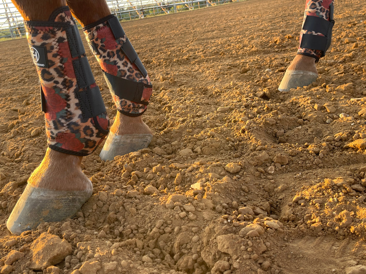 Cheetah Rose Bell Boots