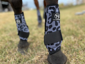 Gray cheetah sport boots Gray cheetah sport boots