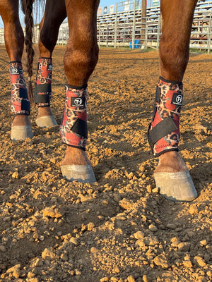 Cheetah and Roses Sport Boots Cheetah and Roses Sport Boots