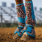 Cheetah Turquoise Bell Boot